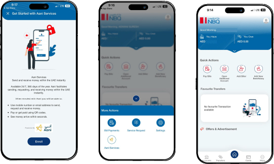 How to Access Aani Services on NBQ Mobile Banking - English